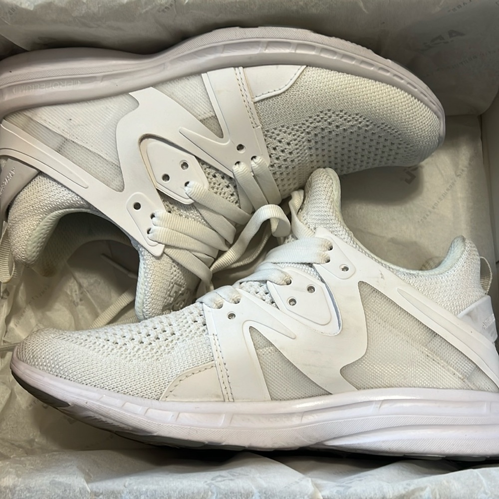 APL white hight top sneakers